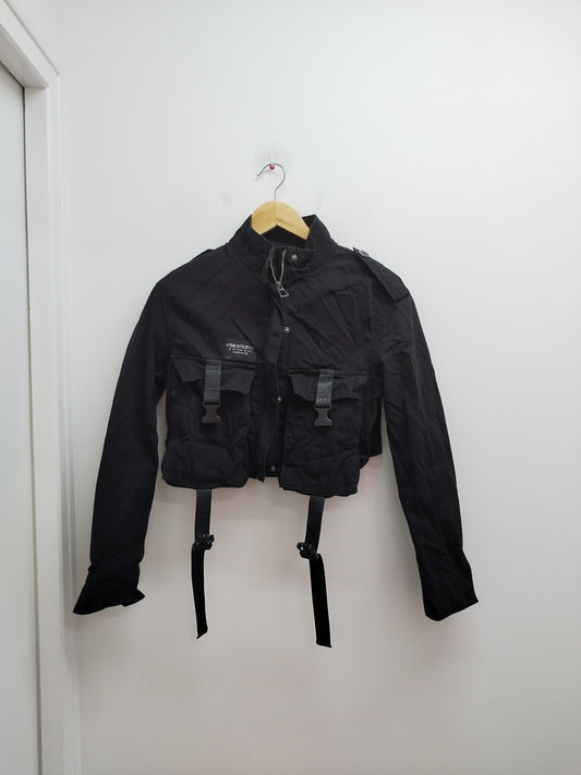 Veste courte Bershka noire Taille XS