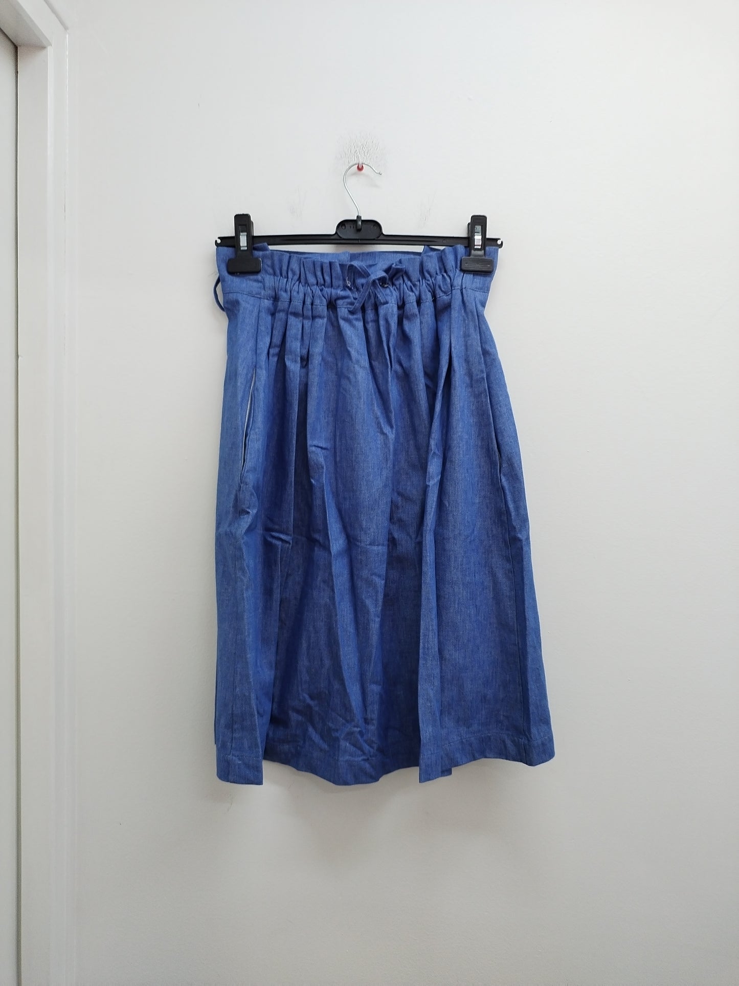 Jupe mi-longue Kookaï bleue jeans Taille S