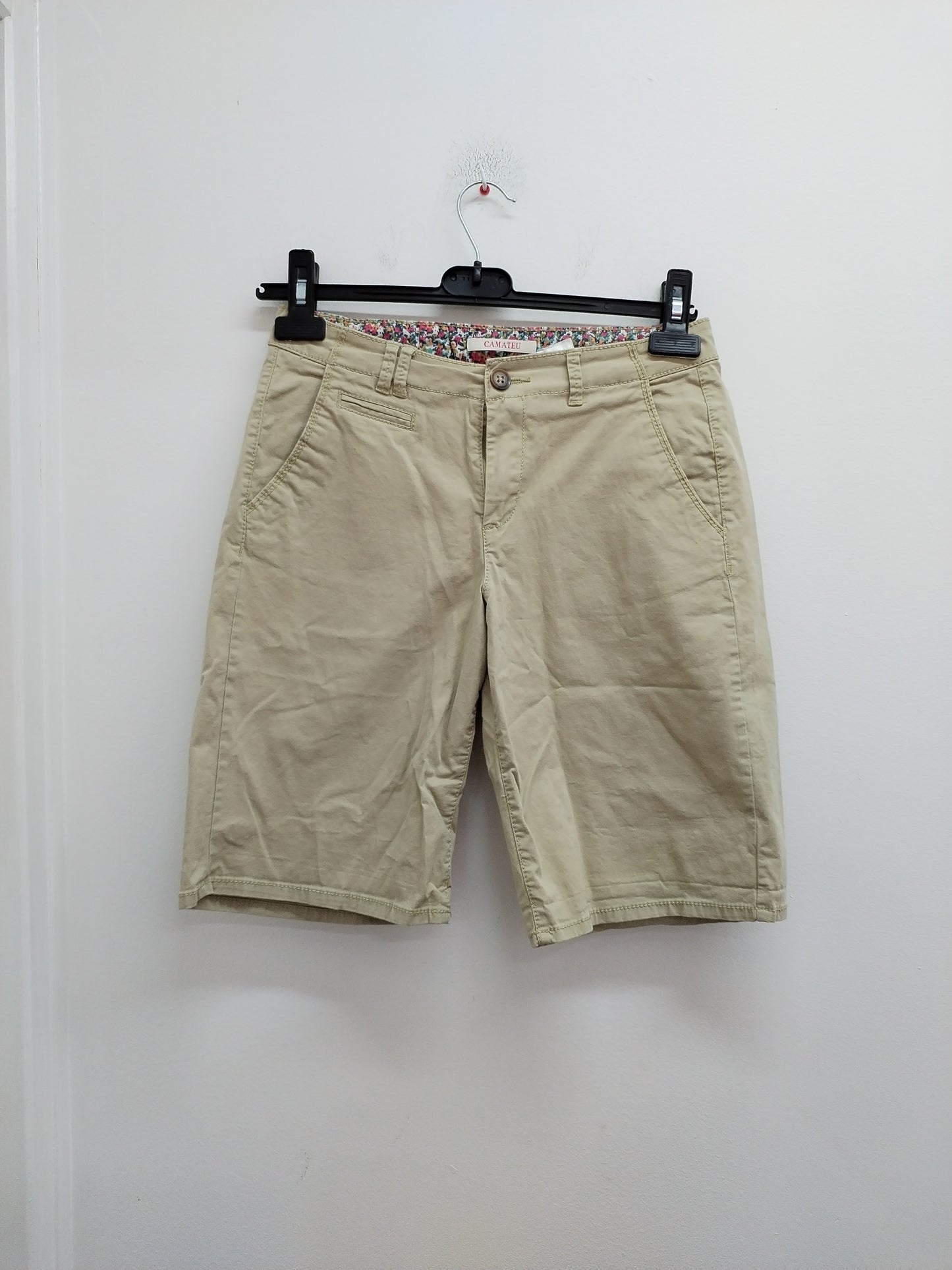 Short long Camaïeu beige Taille 36