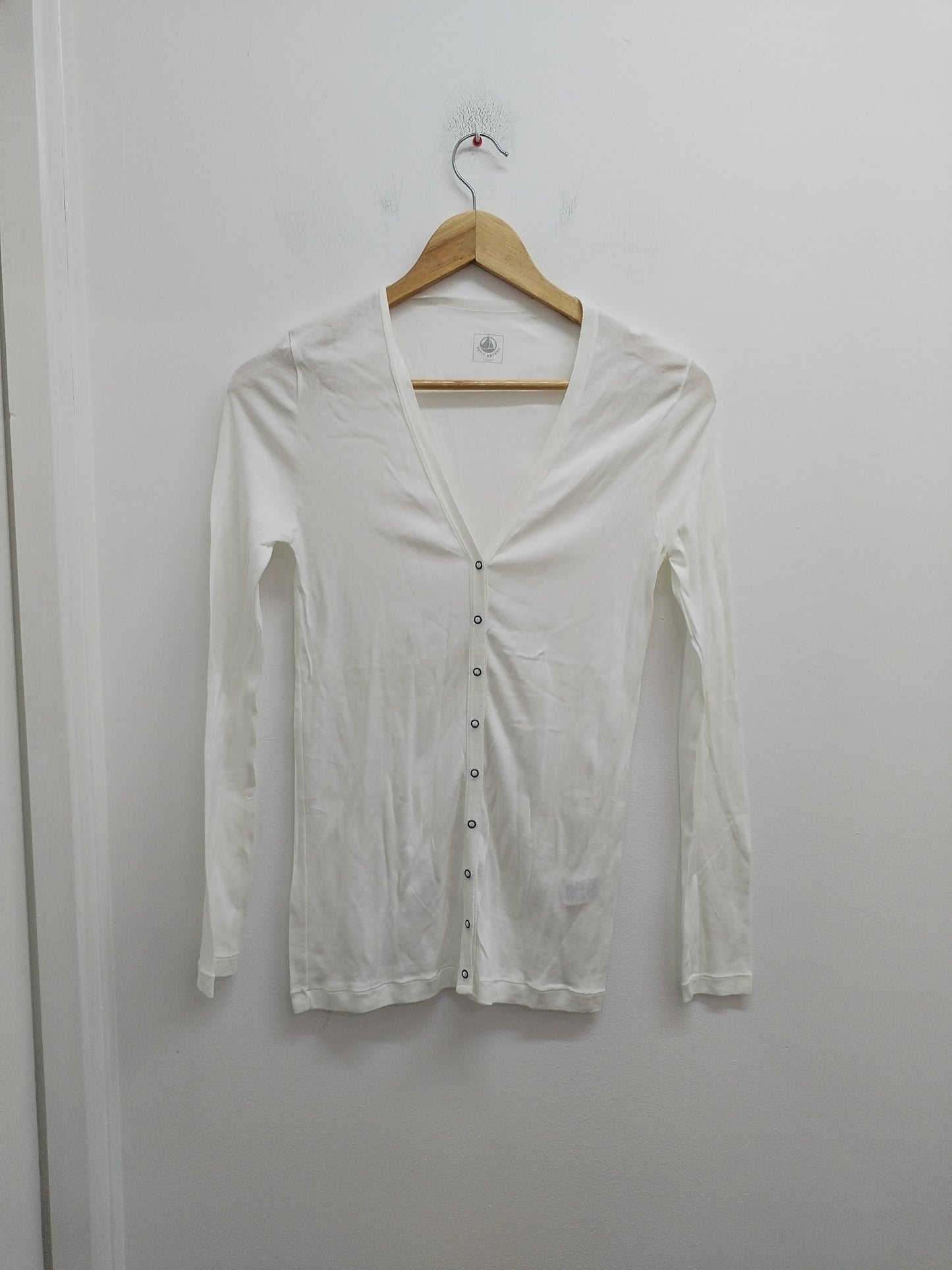 Gilet Petit Bateau blanc Taille S