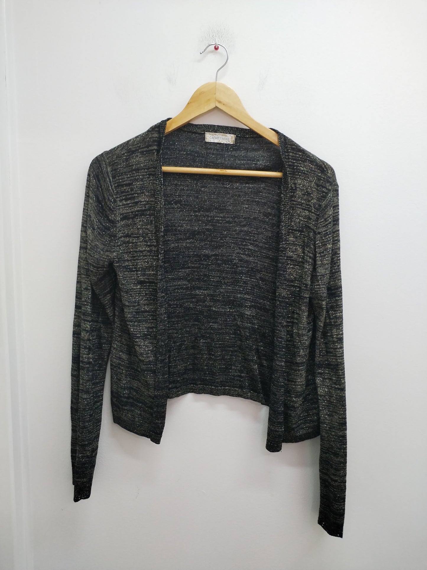 Gilet Cache-Cache noir doré Taille S