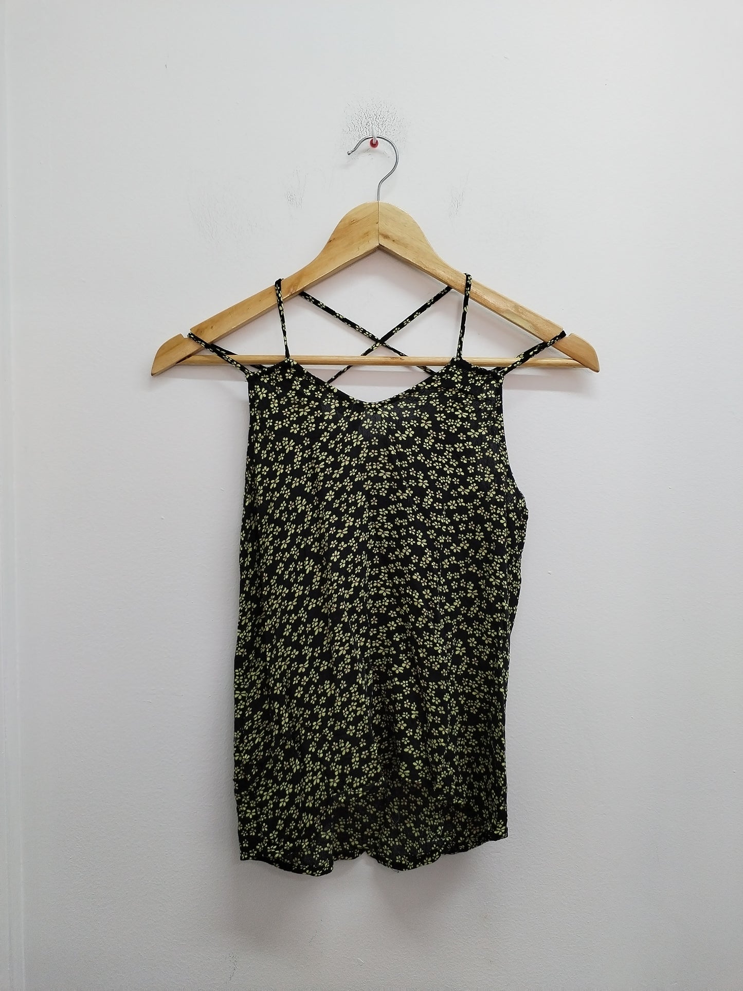 Débardeur Vero Moda noir fleuri Taille XS