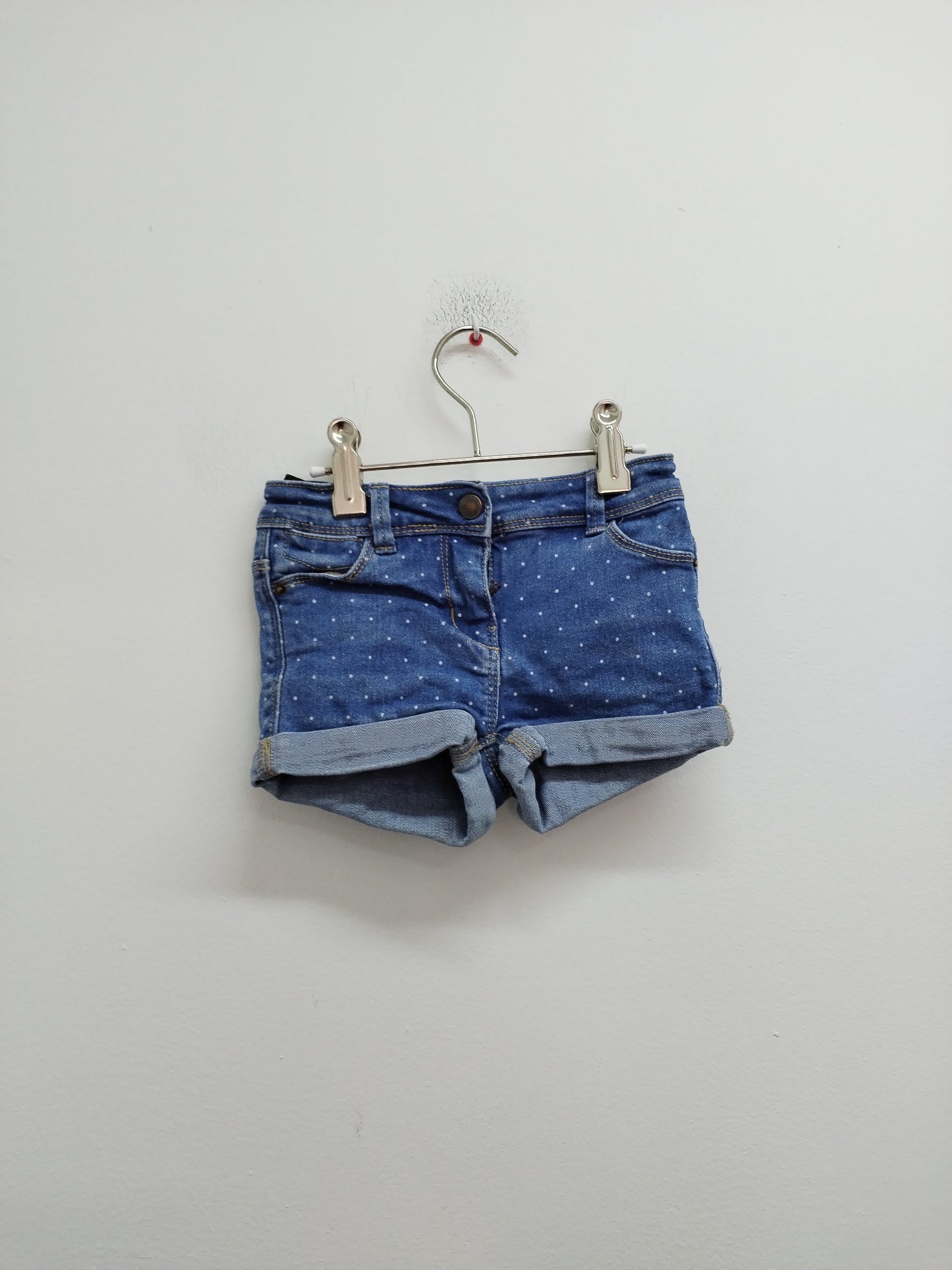 Short en jeans Kiabi bleu à pois Taille 4 Ans