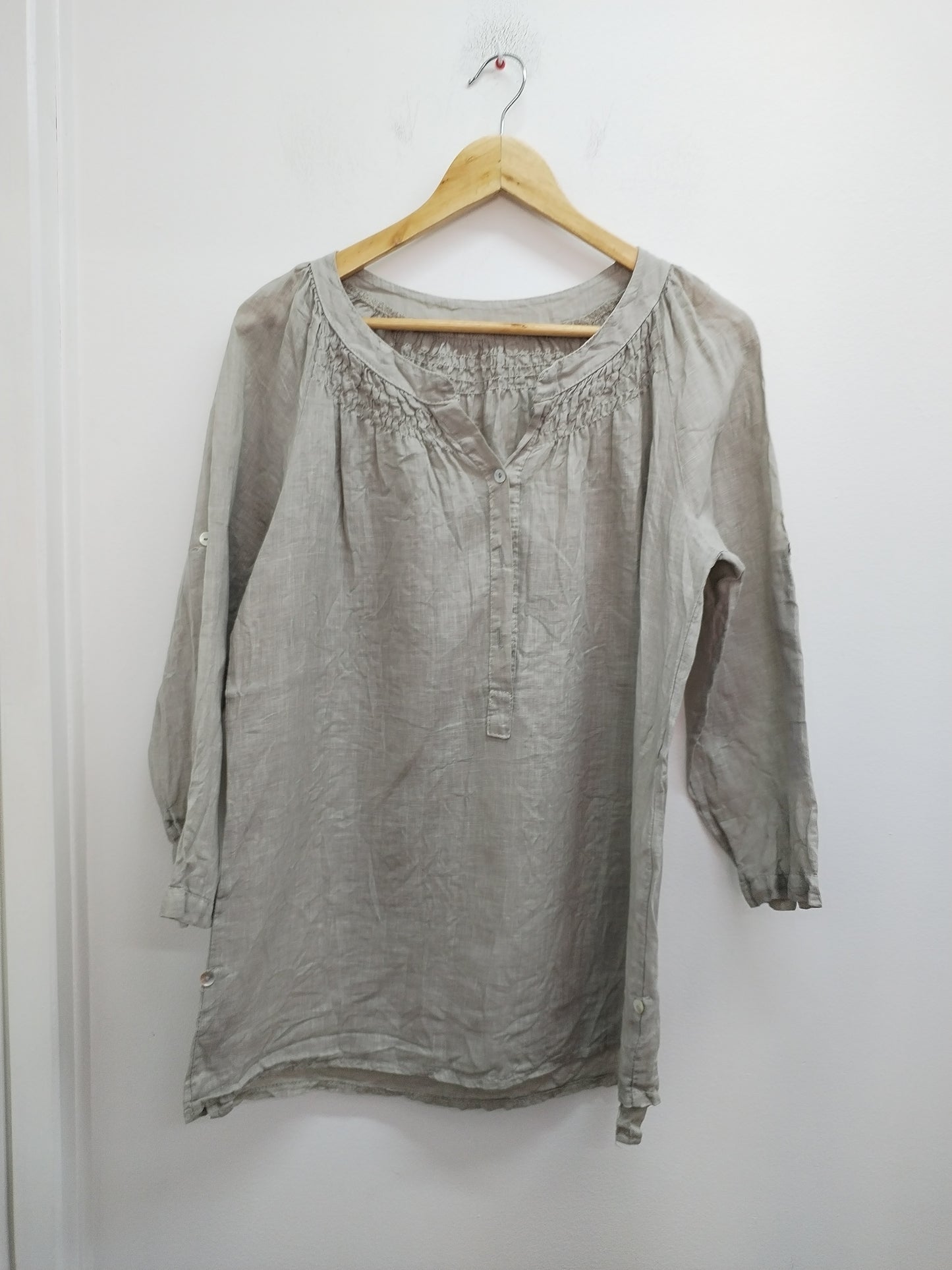 Tunique manches 3/4 grise Taille L