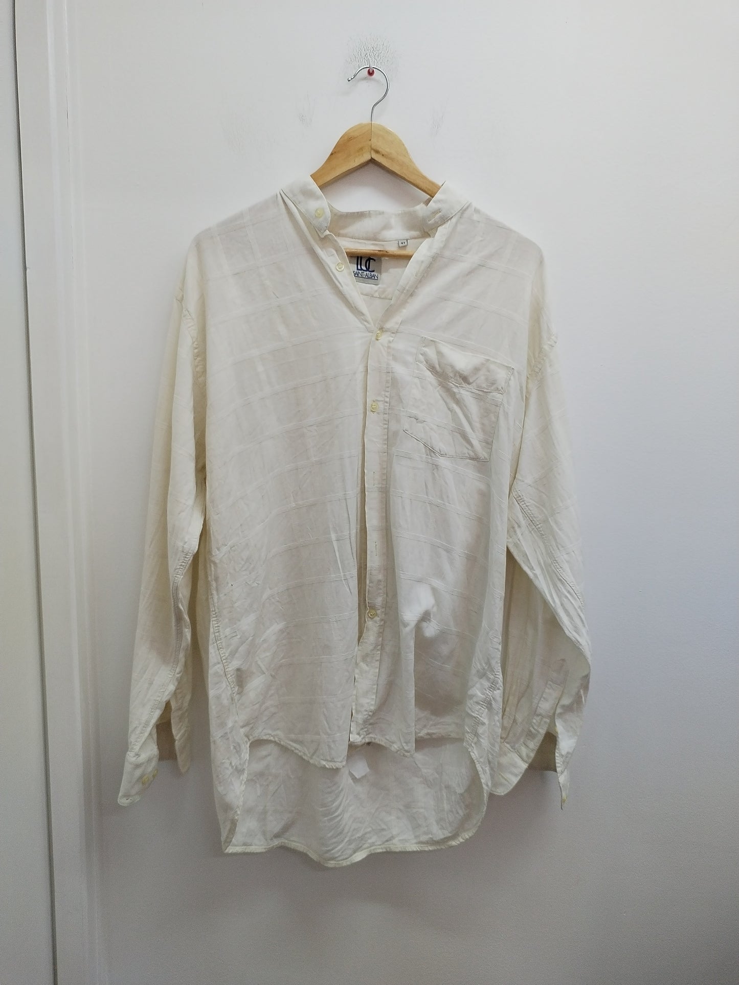 Chemise Luc Saint Alban beige Taille 42