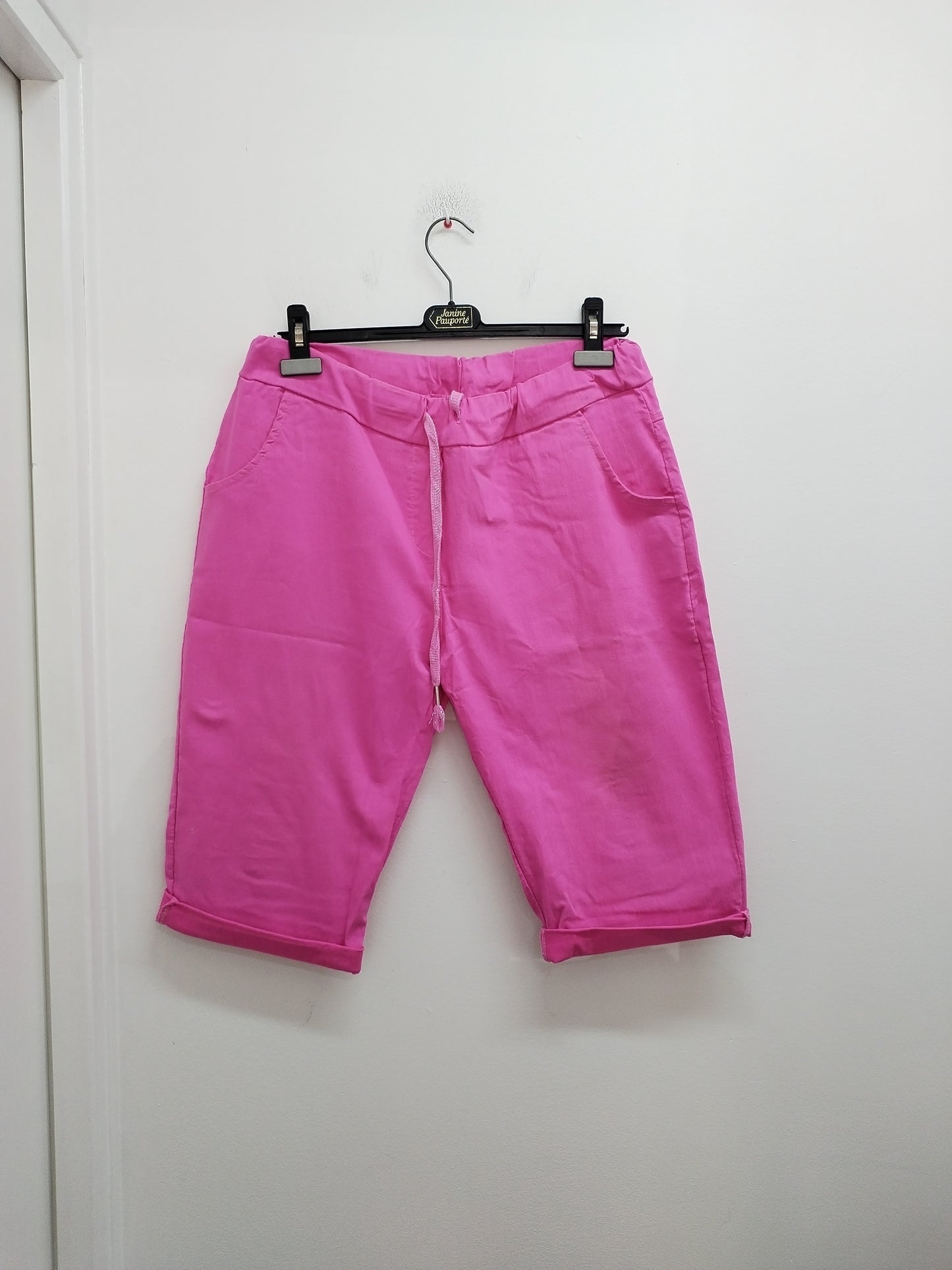 Pantacourt rose Taille XXL