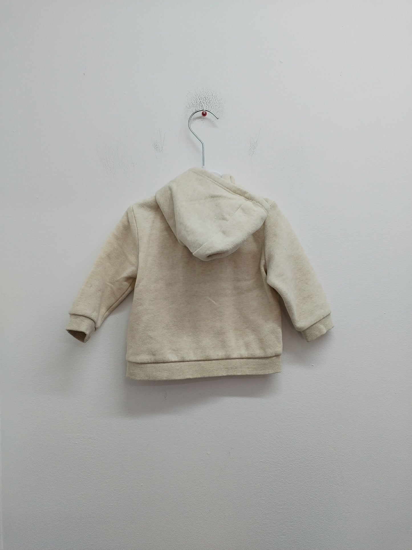 Veste zippée avec capuche Kiabi beige Taille 9 Mois