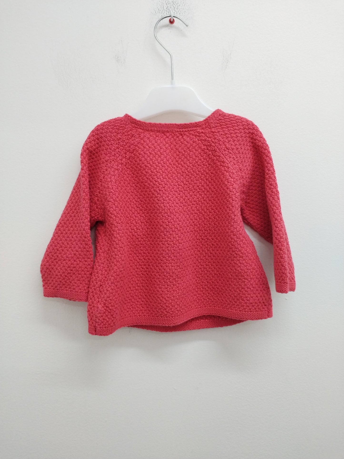 Gilet cache-cœur Bout'chou corail Taille 12 Mois