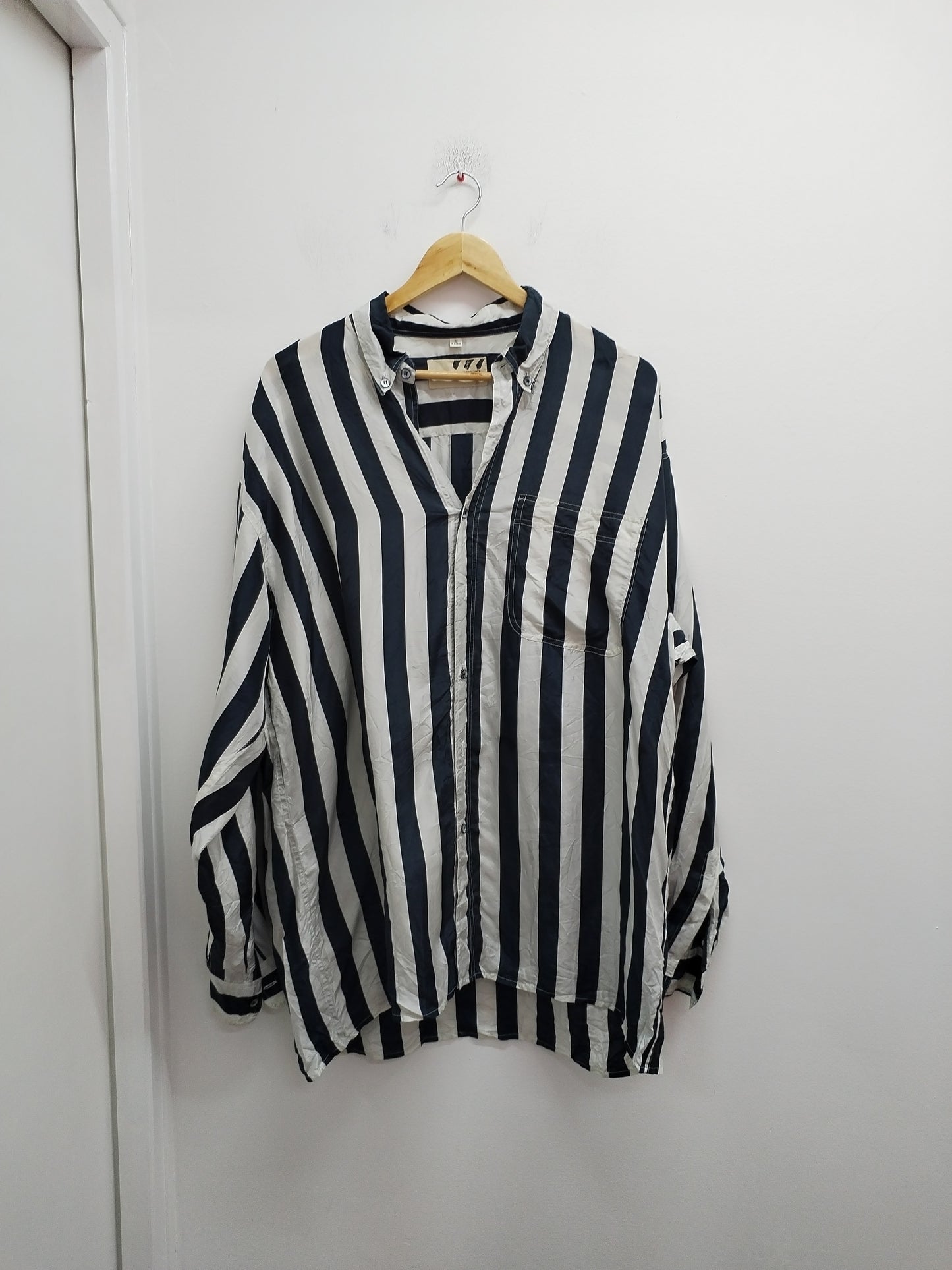Chemise Affiniti rayée noire et blanche Taille L
