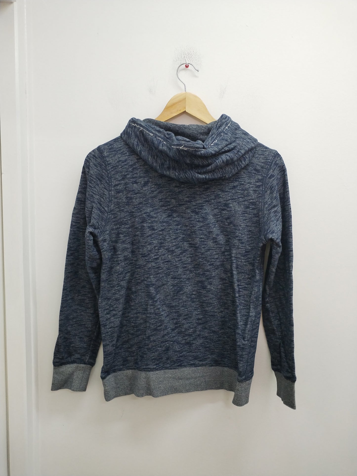 Sweat à capuche L.O.G.G. bleu marine chiné Taille 12/14 Ans