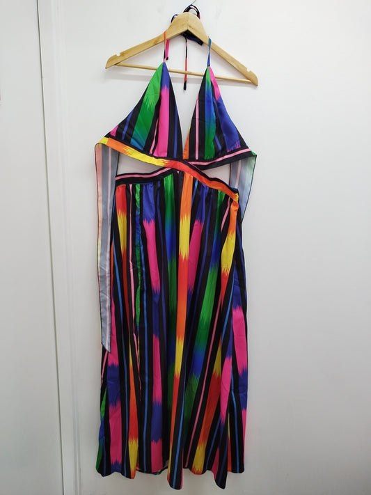 Robe longue dos nu Shein multicolore Taille 44