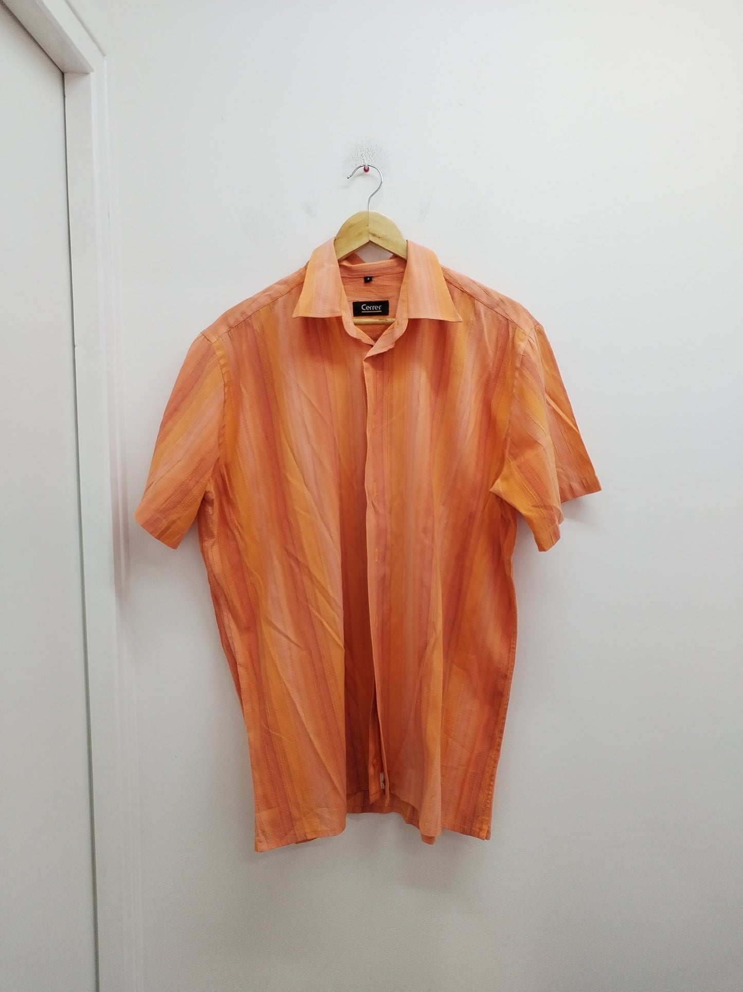 Chemise manches courtes Cerrer orangée Taille 2XL