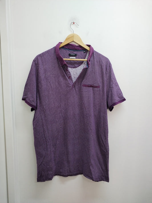 Polo Creeks prune à motifs Taille 3XL