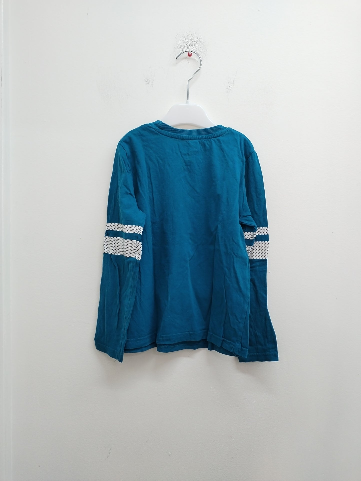 T-shirt manches longues Pepperts! bleu canard avec impression taille 6/8 Ans