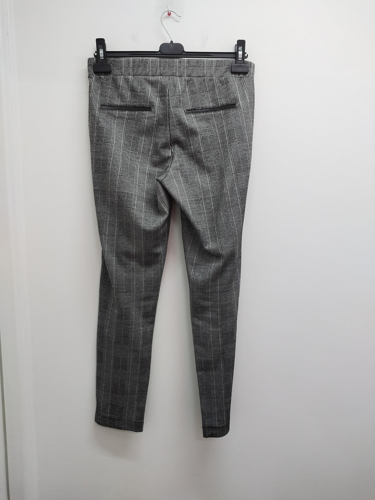 Jegging Bréal gris motif "pied de poule" Taille 38