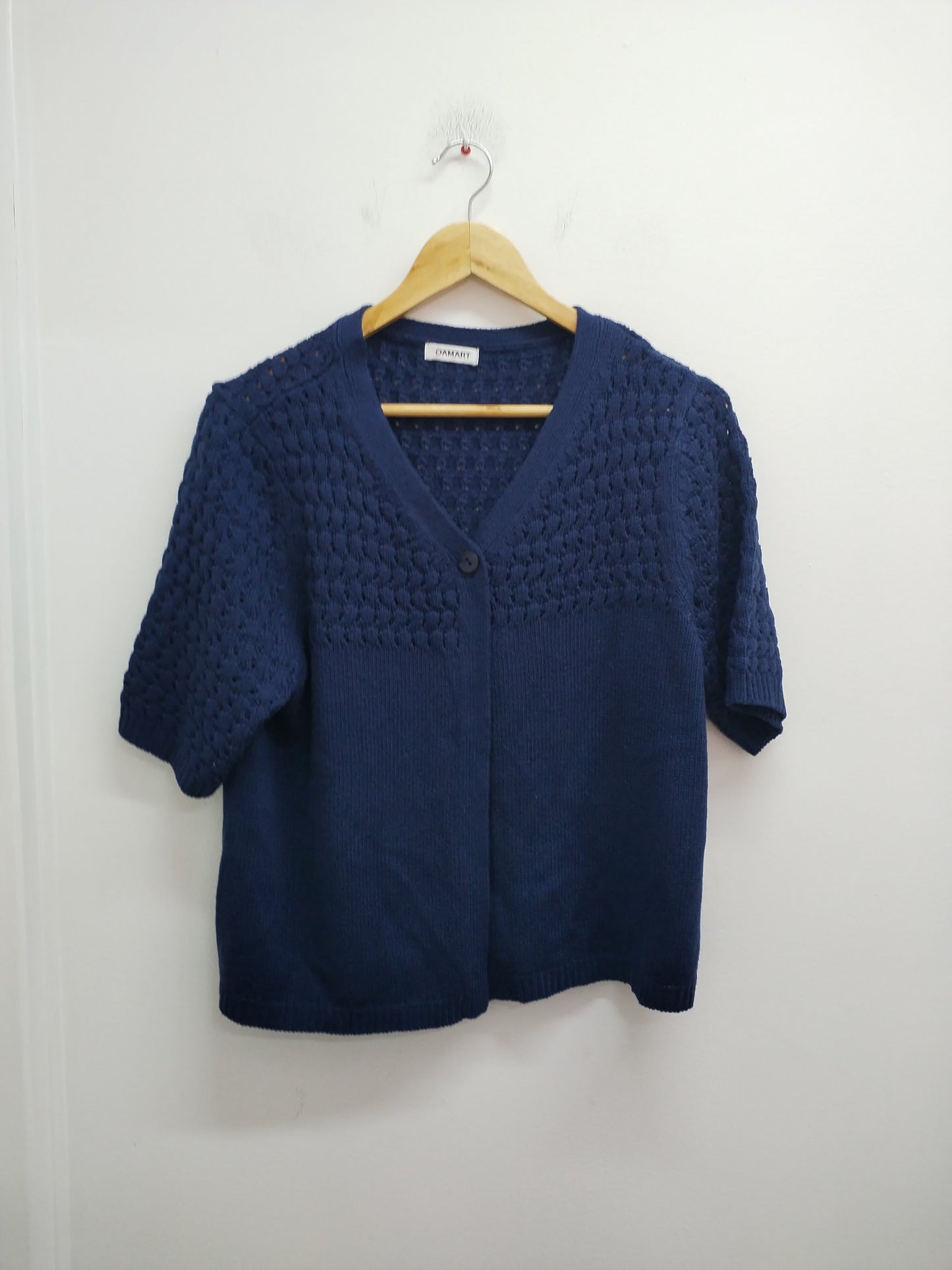 Gilet manches courtes Damart marine Taille 42/44