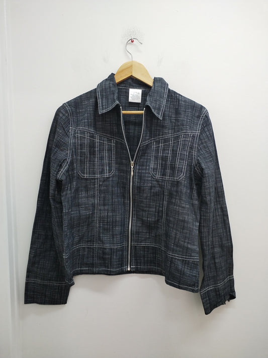 Veste légère grise foncé avec fermeture Taille 44