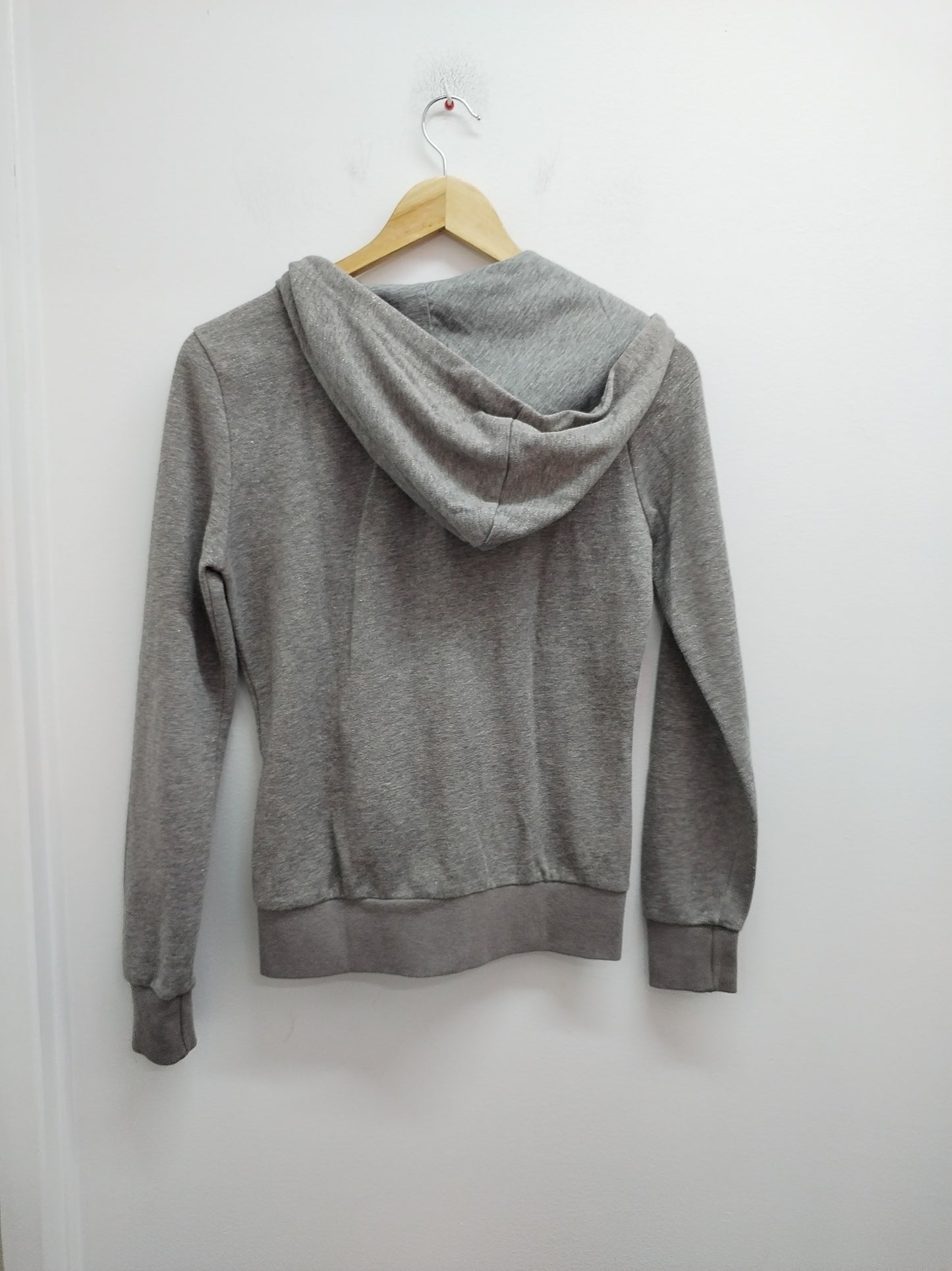 Sweat zippé à capuche Only gris Taille XS