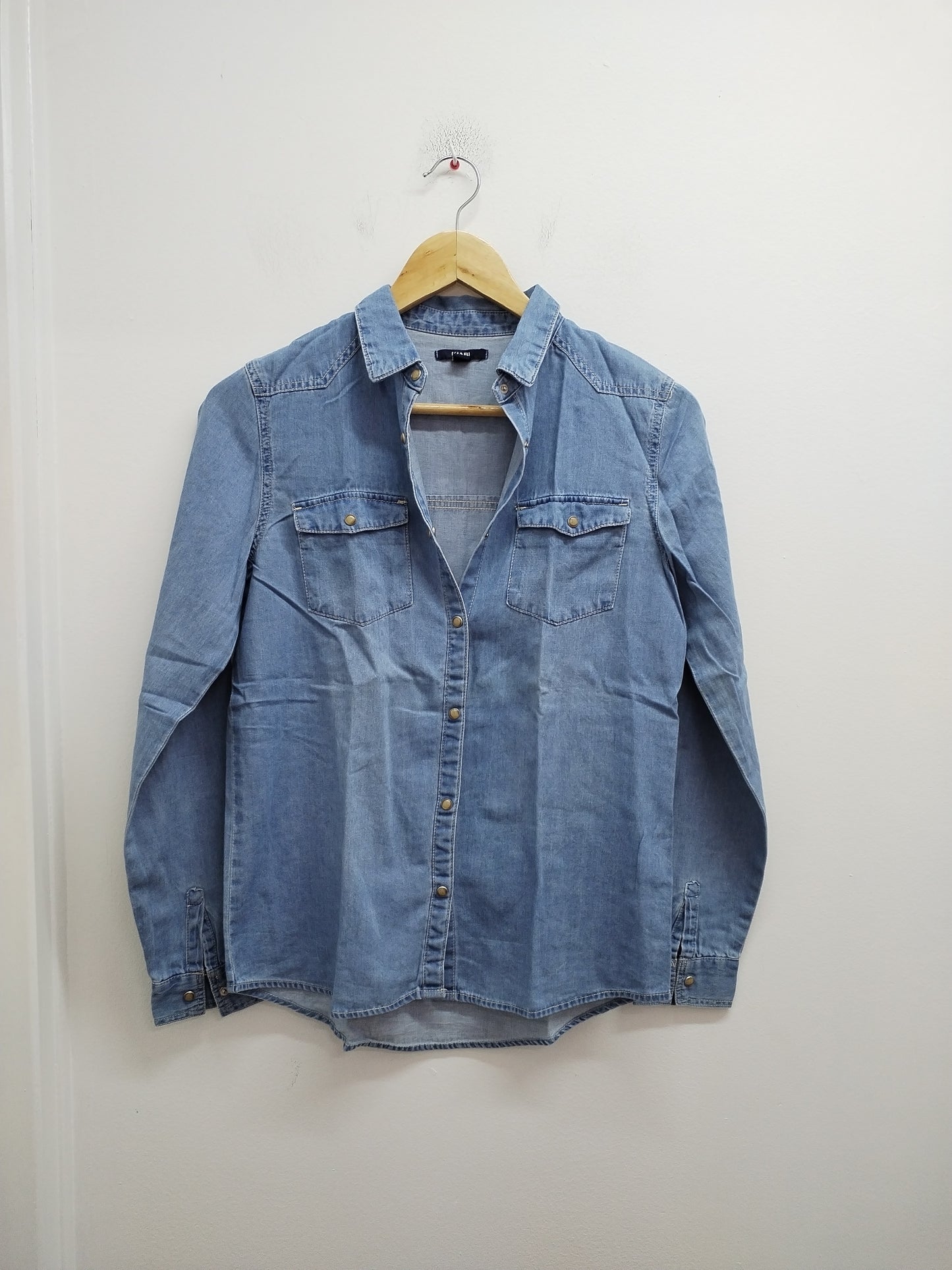 Chemise Kiabi bleue jeans Taille 14 Ans