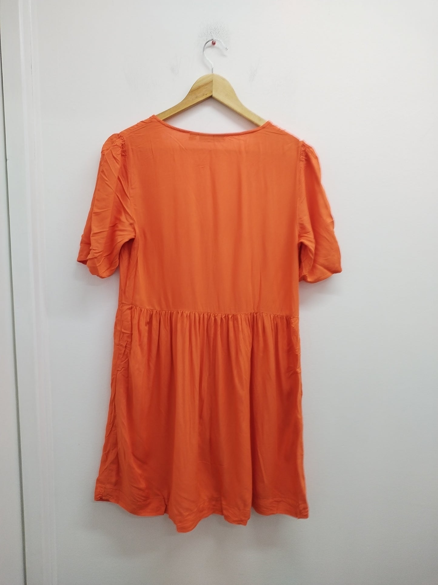 Robe manches courtes Kiabi orange Taille 34
