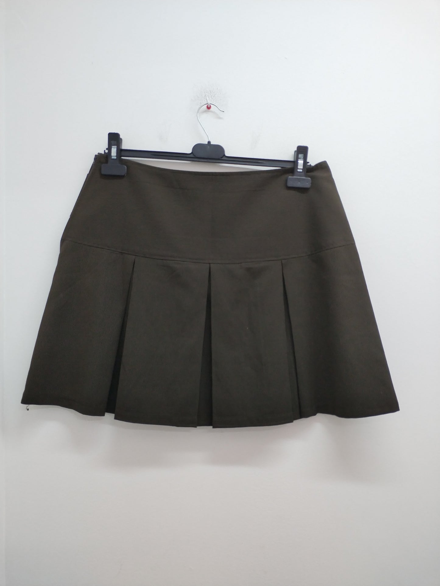 Jupe courte plissée Cache-Cache Marron Taille 42