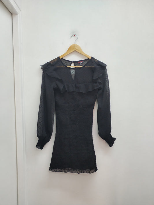 Robe manches longues Jennyfer noire Taille S