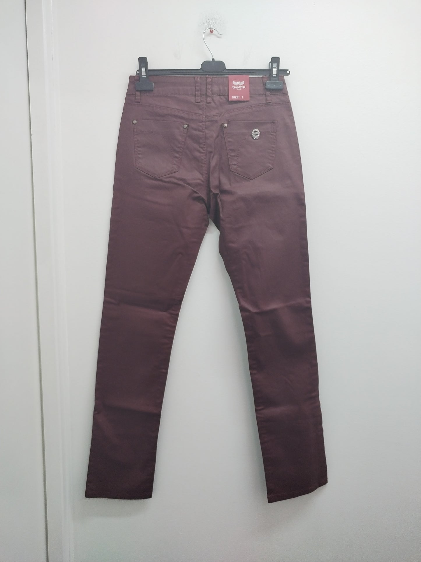 Jeans huilé Onado bordeaux Taille 40