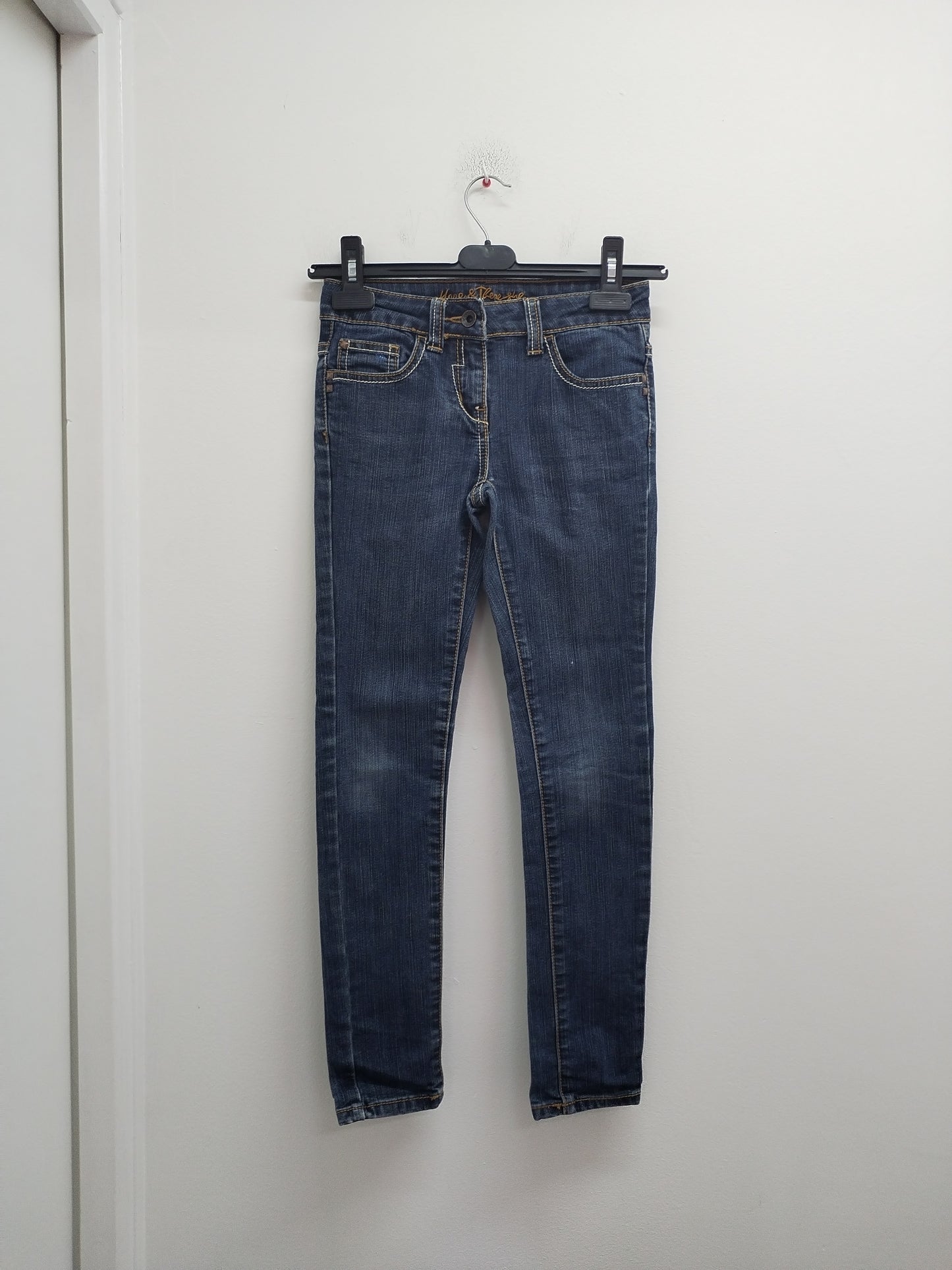 Jeans C&A bleu délavé Taille 10 Ans