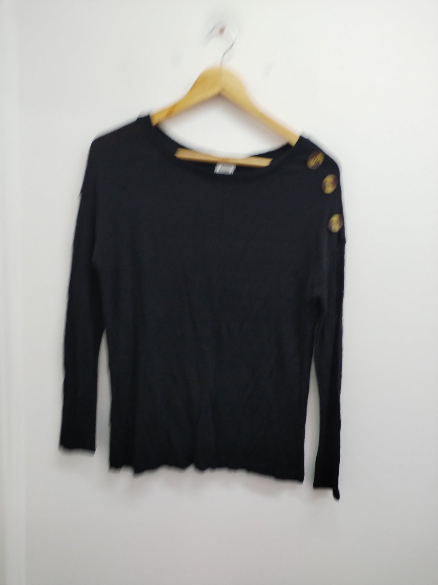 Pull fin Pimkie noir avec boutons Taille XS