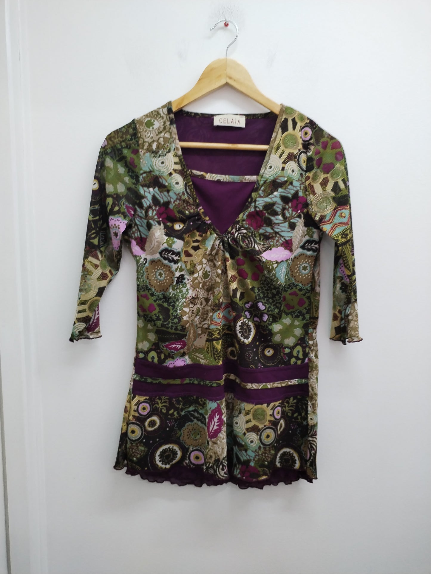 Tunique manches 3/4 Celaia imprimée Taille 42/44
