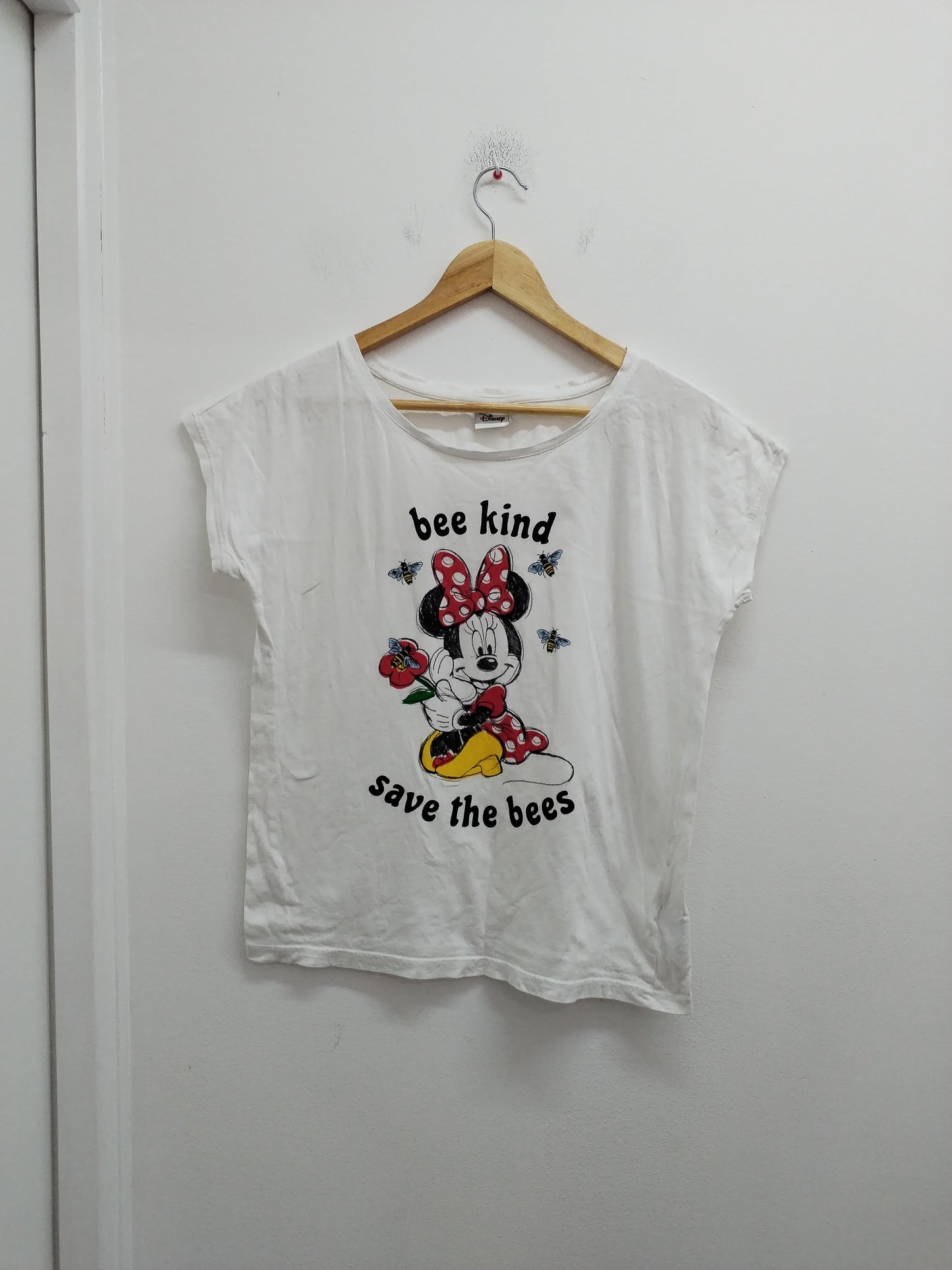T-shirt Disney blanc avec impression "Minnie" Taille S