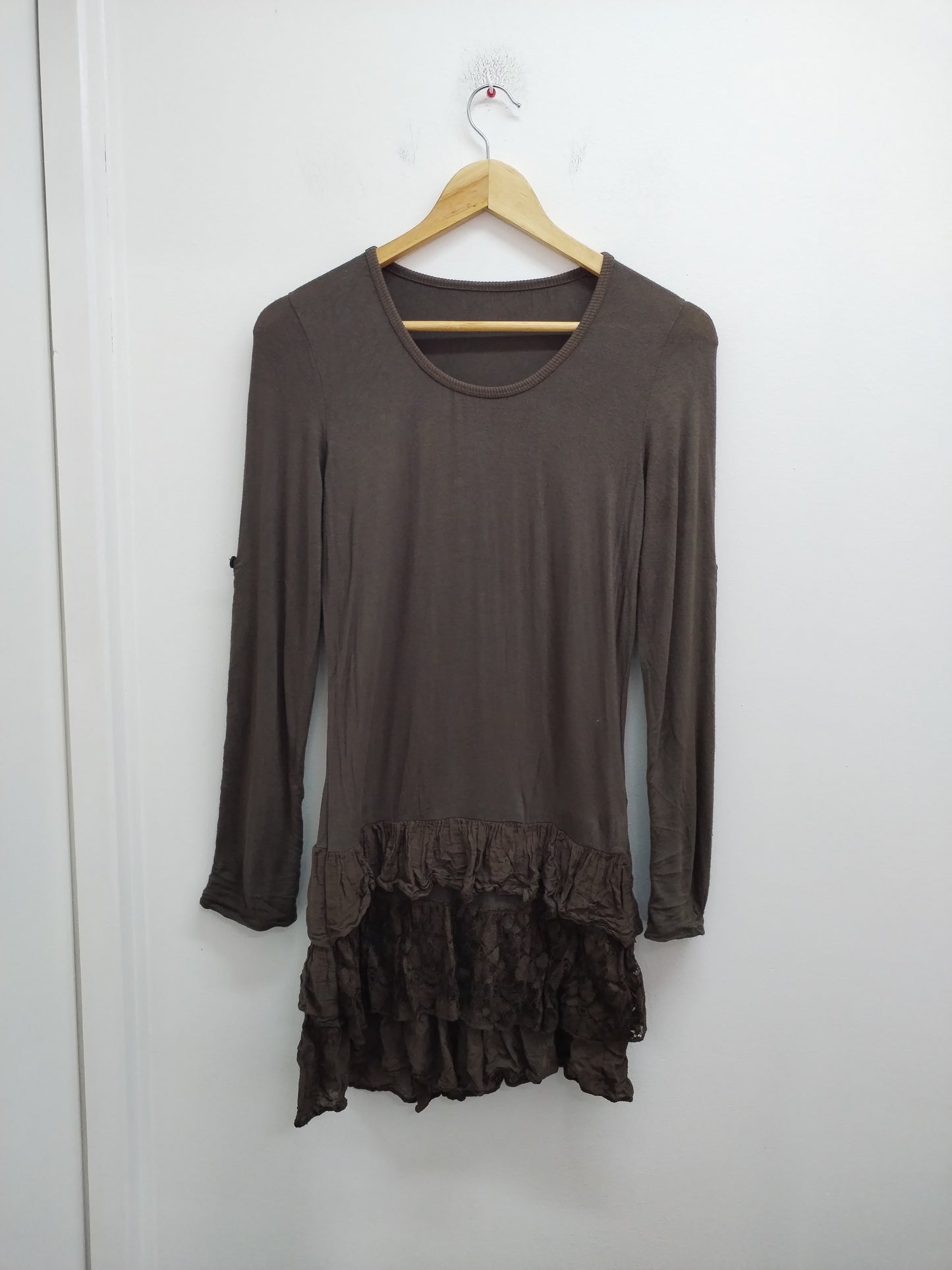 Robe manches longues marron Taille M