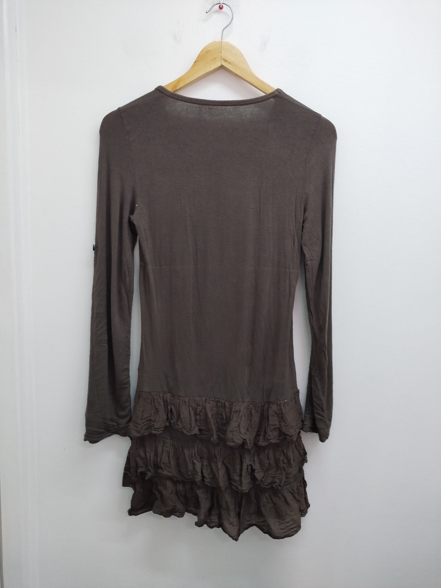 Robe manches longues marron Taille M
