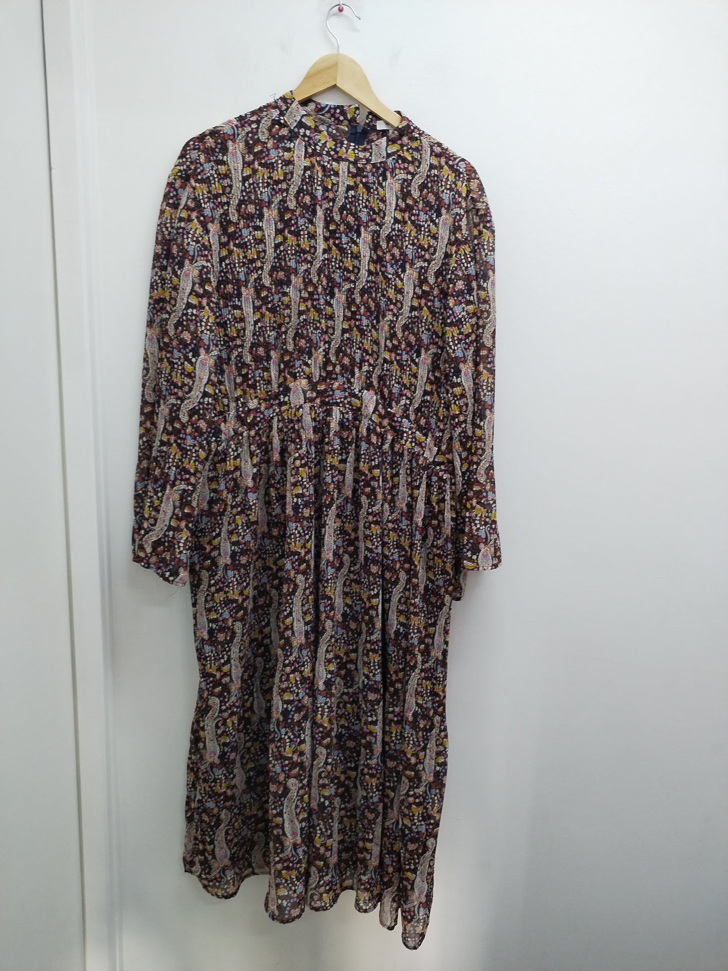 Robe longue manches longues Sweewë imprimée fleurie Taille XL/XXL