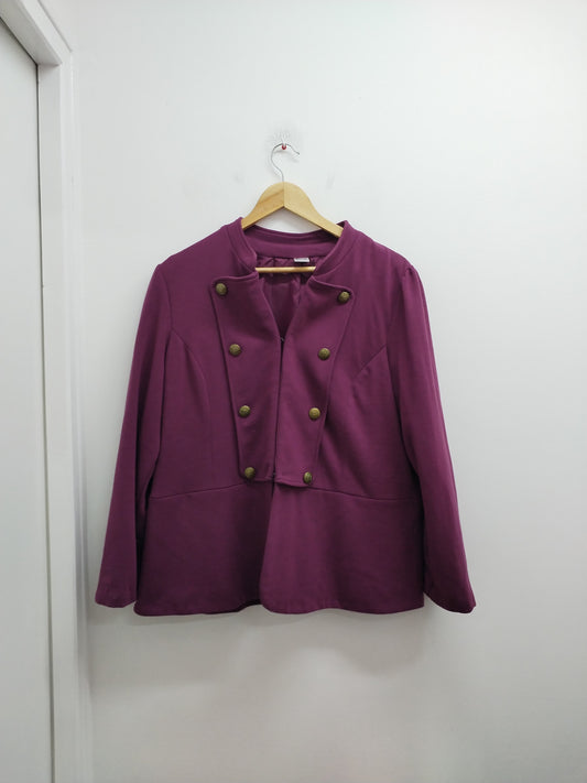 Veste mi saison prune Taille 48