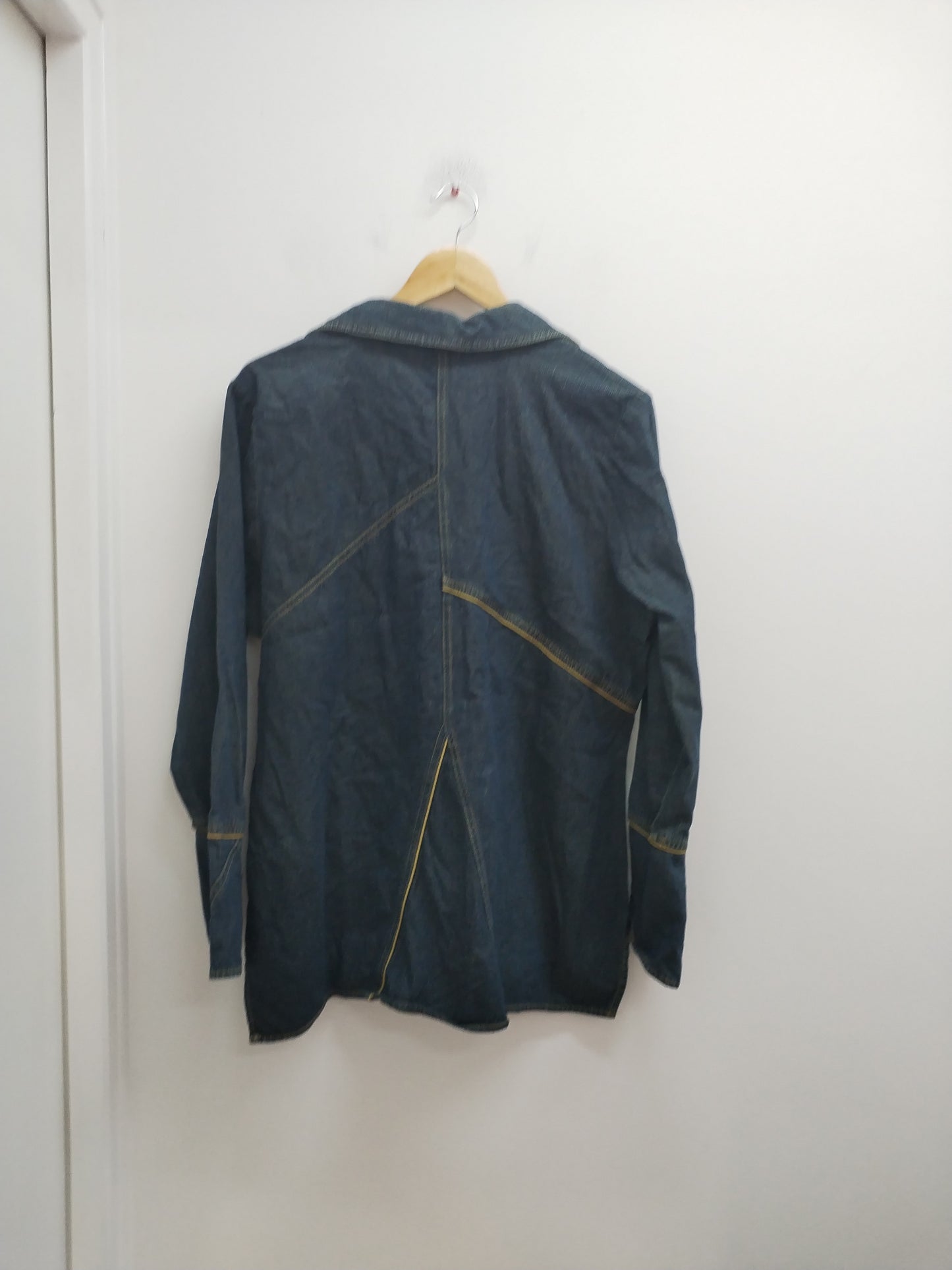 Chemise en jeans M&S Mode bleue Taille 44