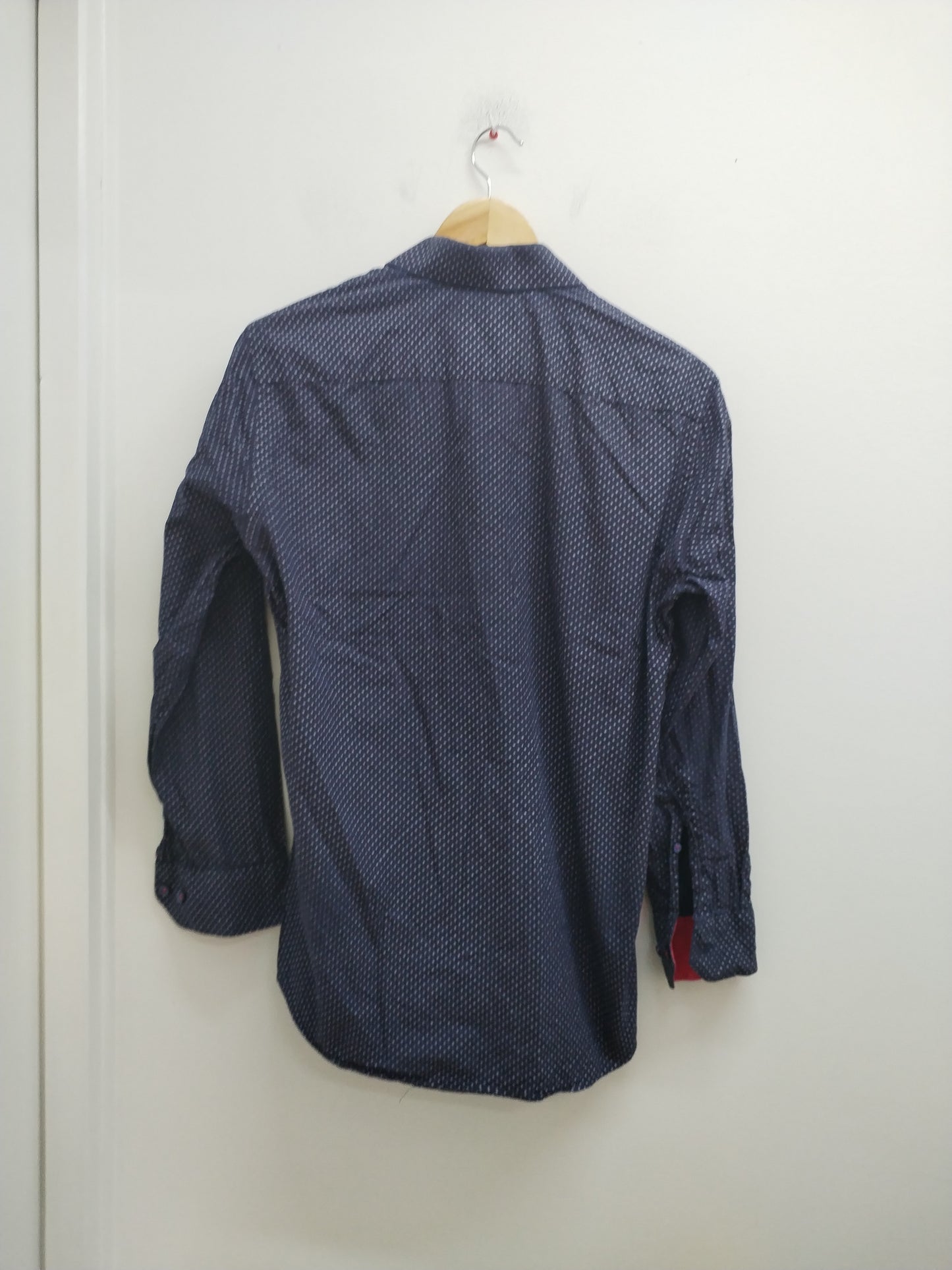Chemise Dario Beltran marine à motifs Taille M