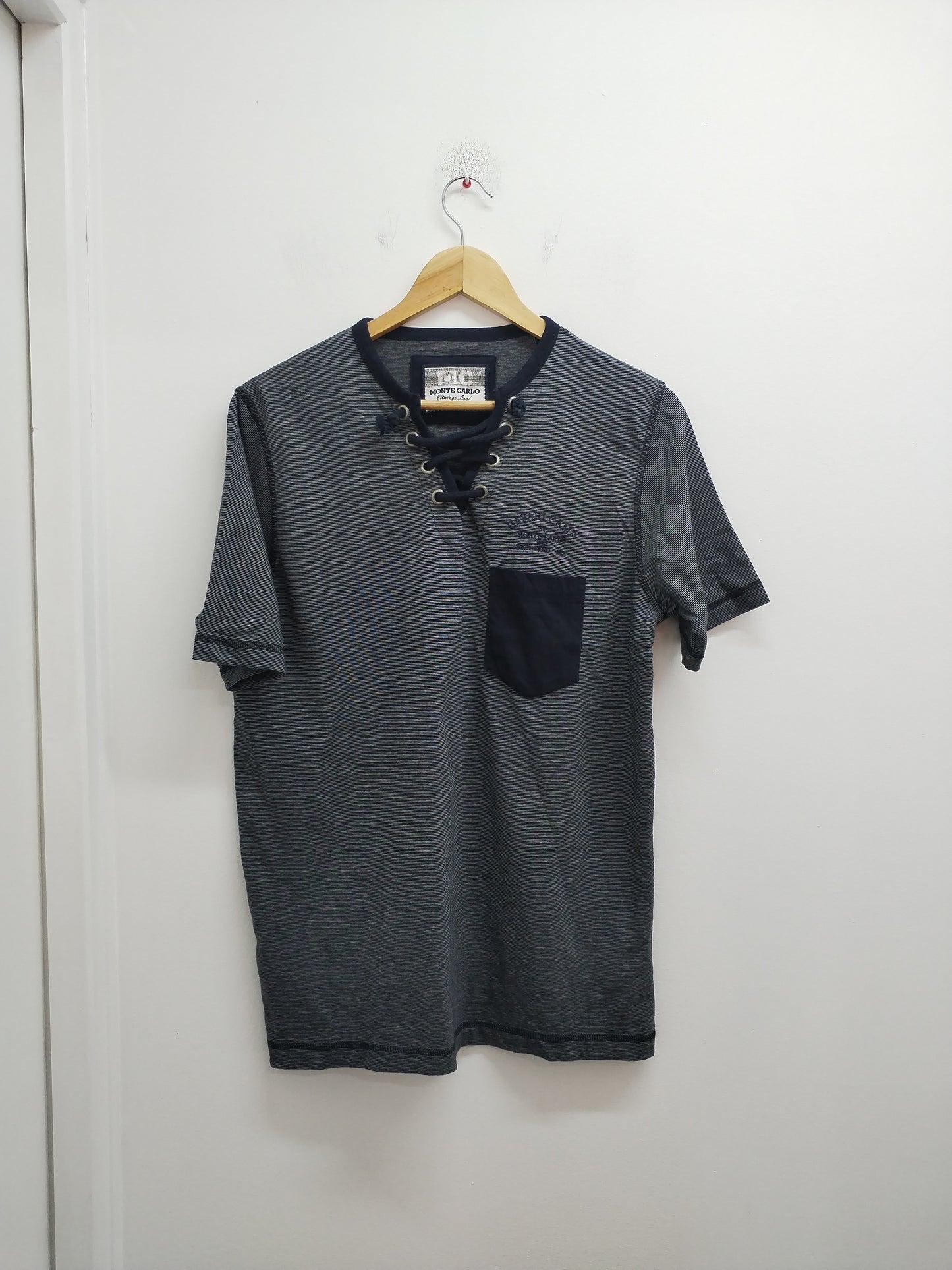 T-shirt Monte Carlo rayé noir et blanc Taille M