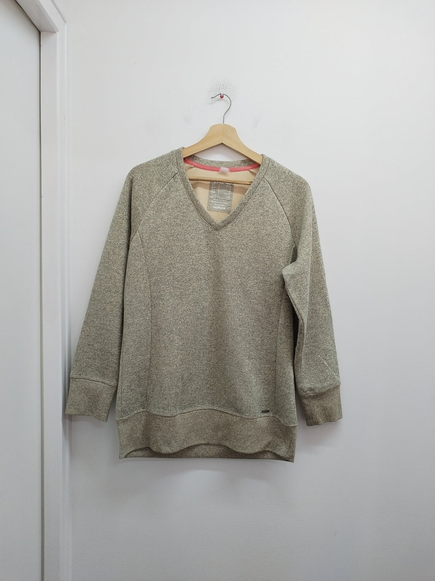 Sweat polaire Quechua beige chiné Taille L