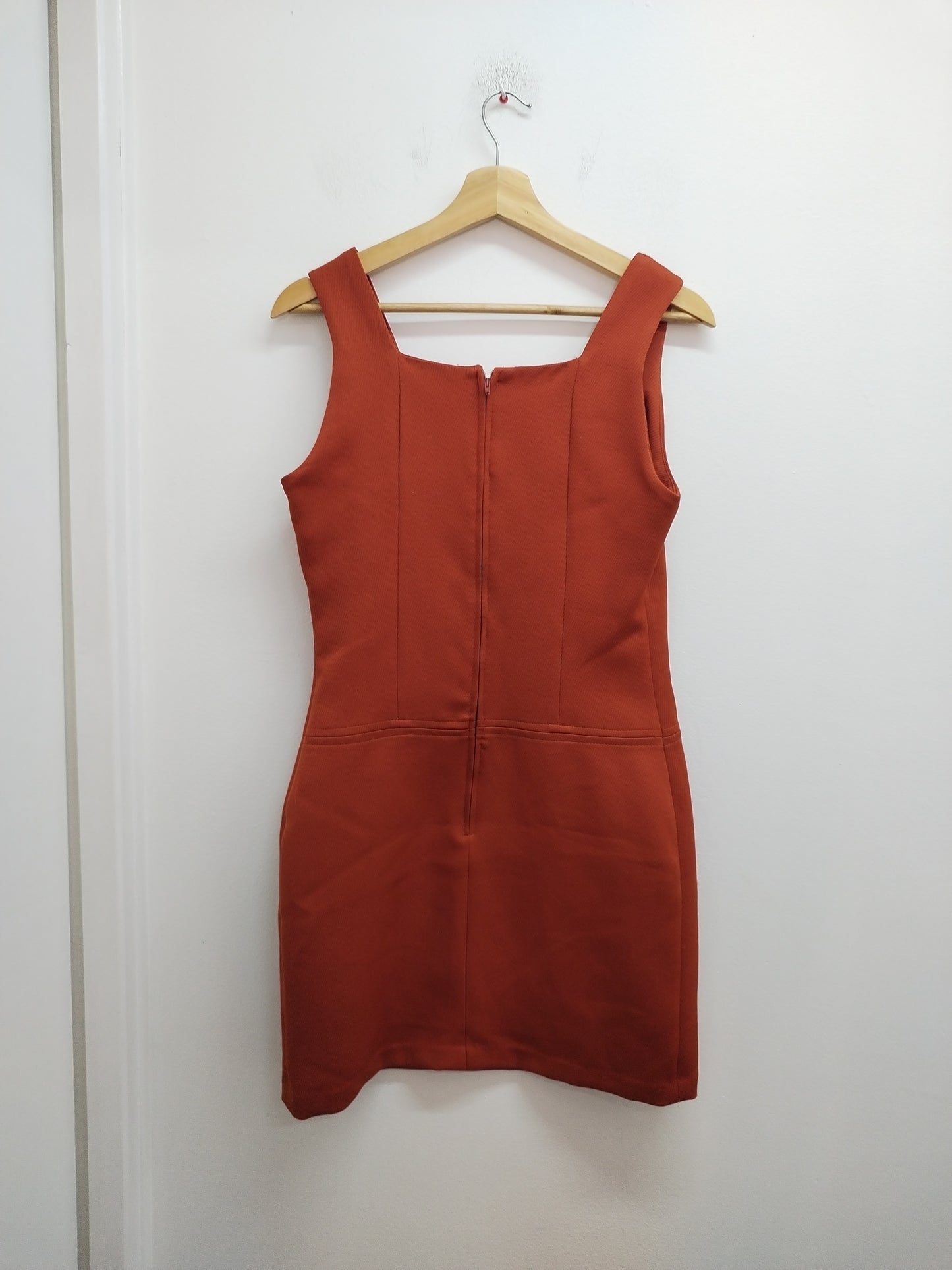 Robe à bretelles rouille Taille S