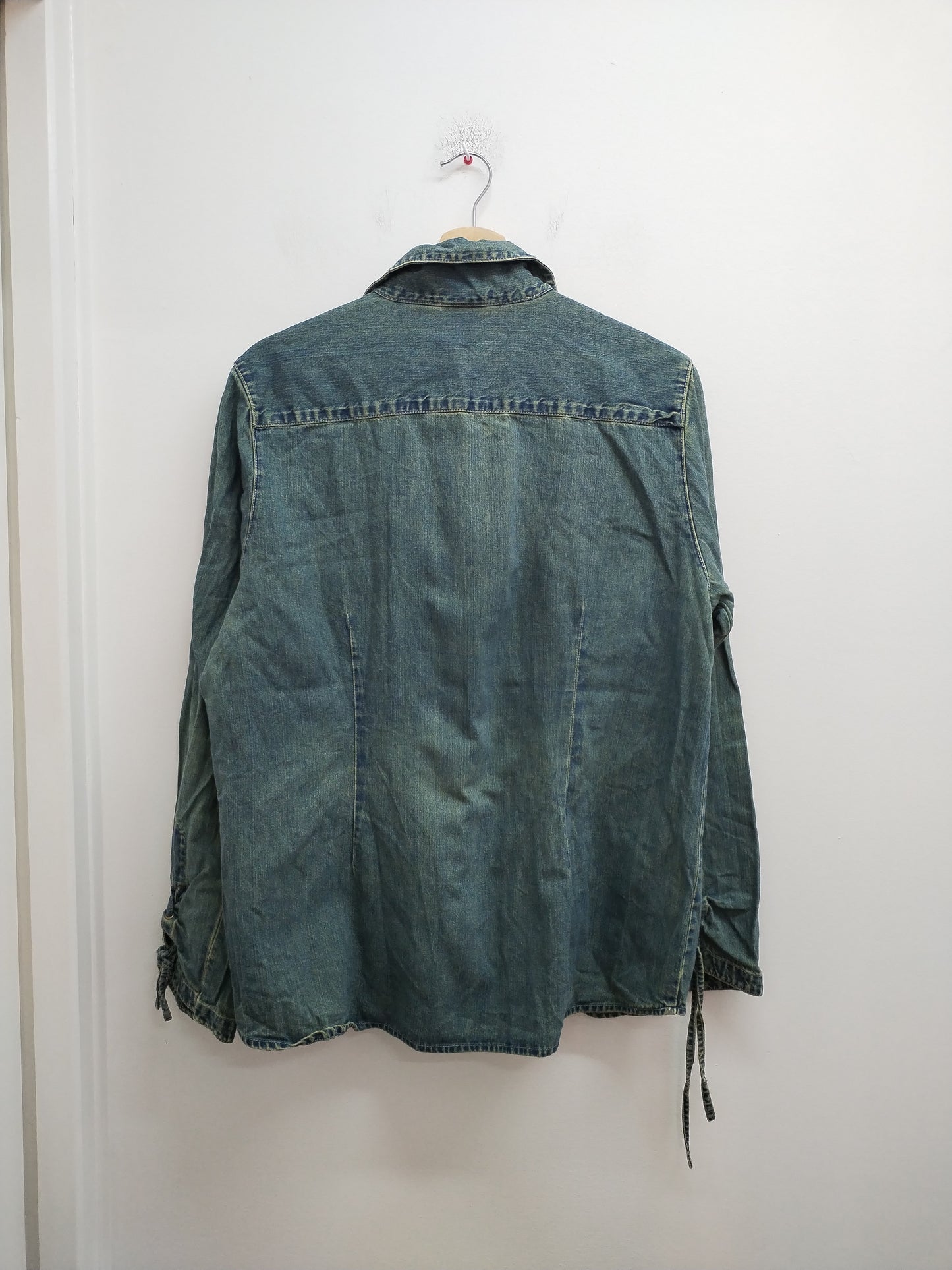 Chemise en jeans M&S Mode bleue Taille 44/46