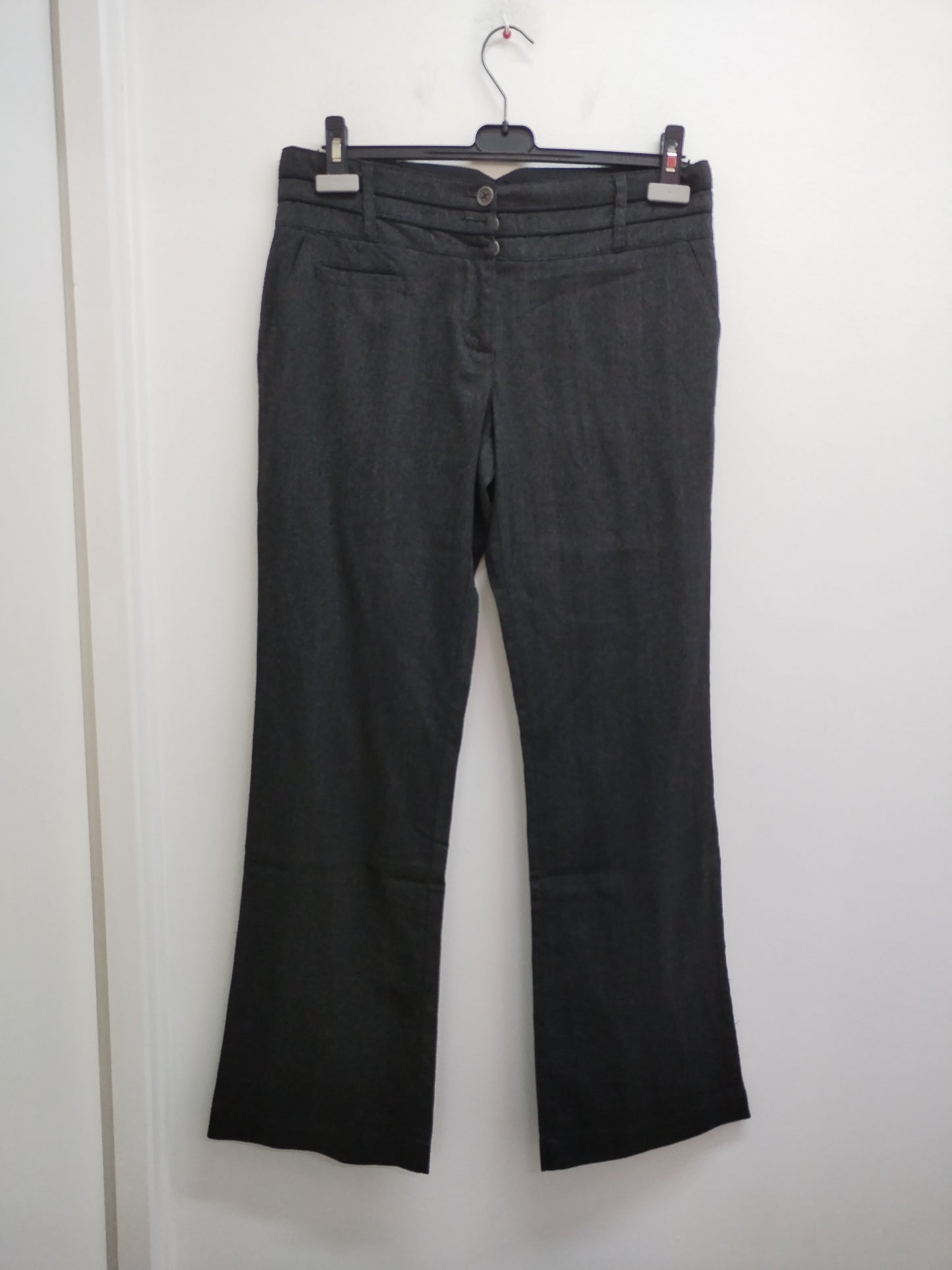 Pantalon Cache-Cache gris anthracite chiné Taille 40