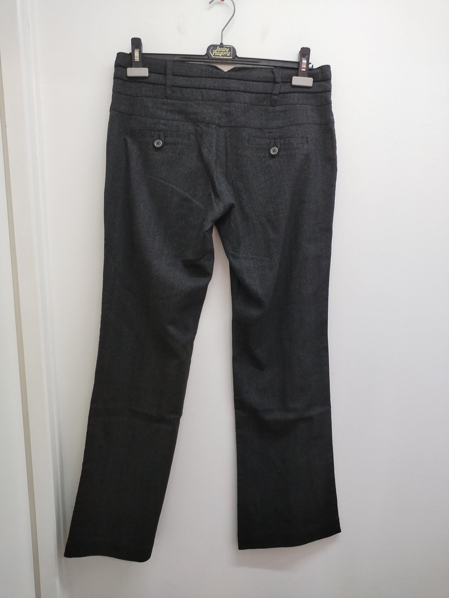 Pantalon Cache-Cache gris anthracite chiné Taille 40