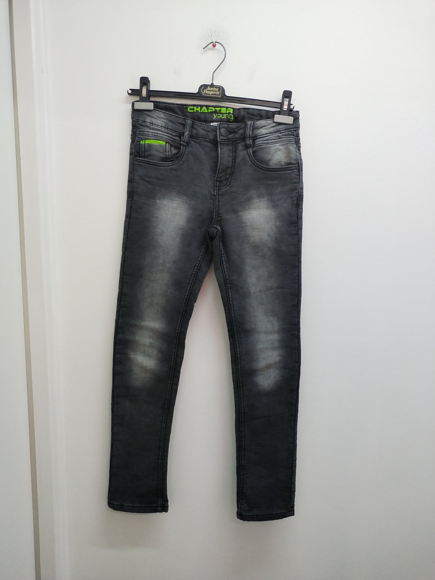Jeans doublé Chapter Young gris délavé Taille 12/13 Ans