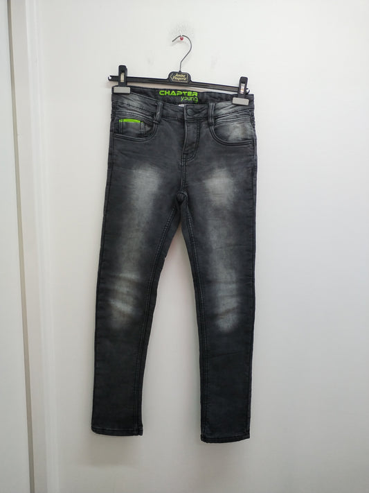 Jeans doublé Chapter Young gris délavé Taille 12/13 Ans