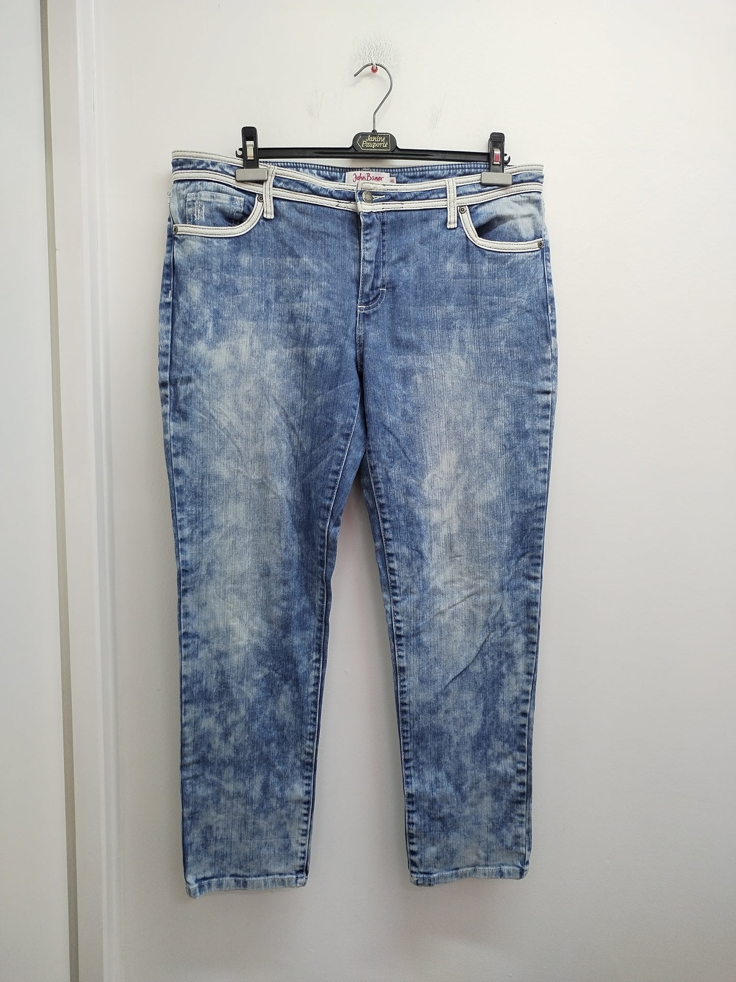 Jeans John Baner bleu délavé Taille 46