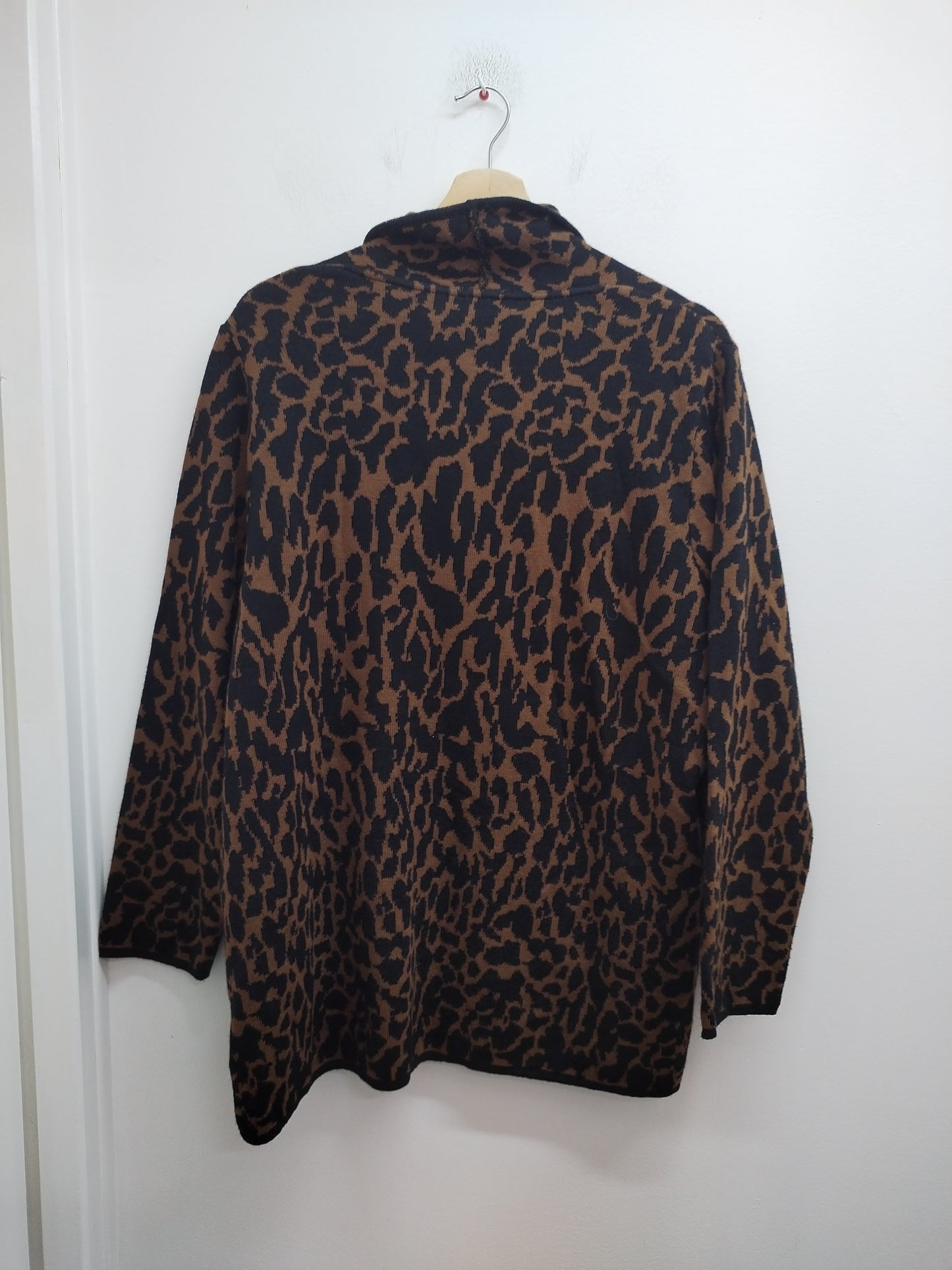 Gilet Atelier GS imprimé marron et noir Taille 50