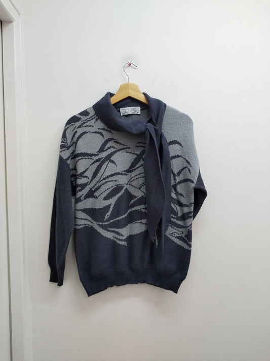 Pull Saint Charles gris foncé et gris clair Taille M
