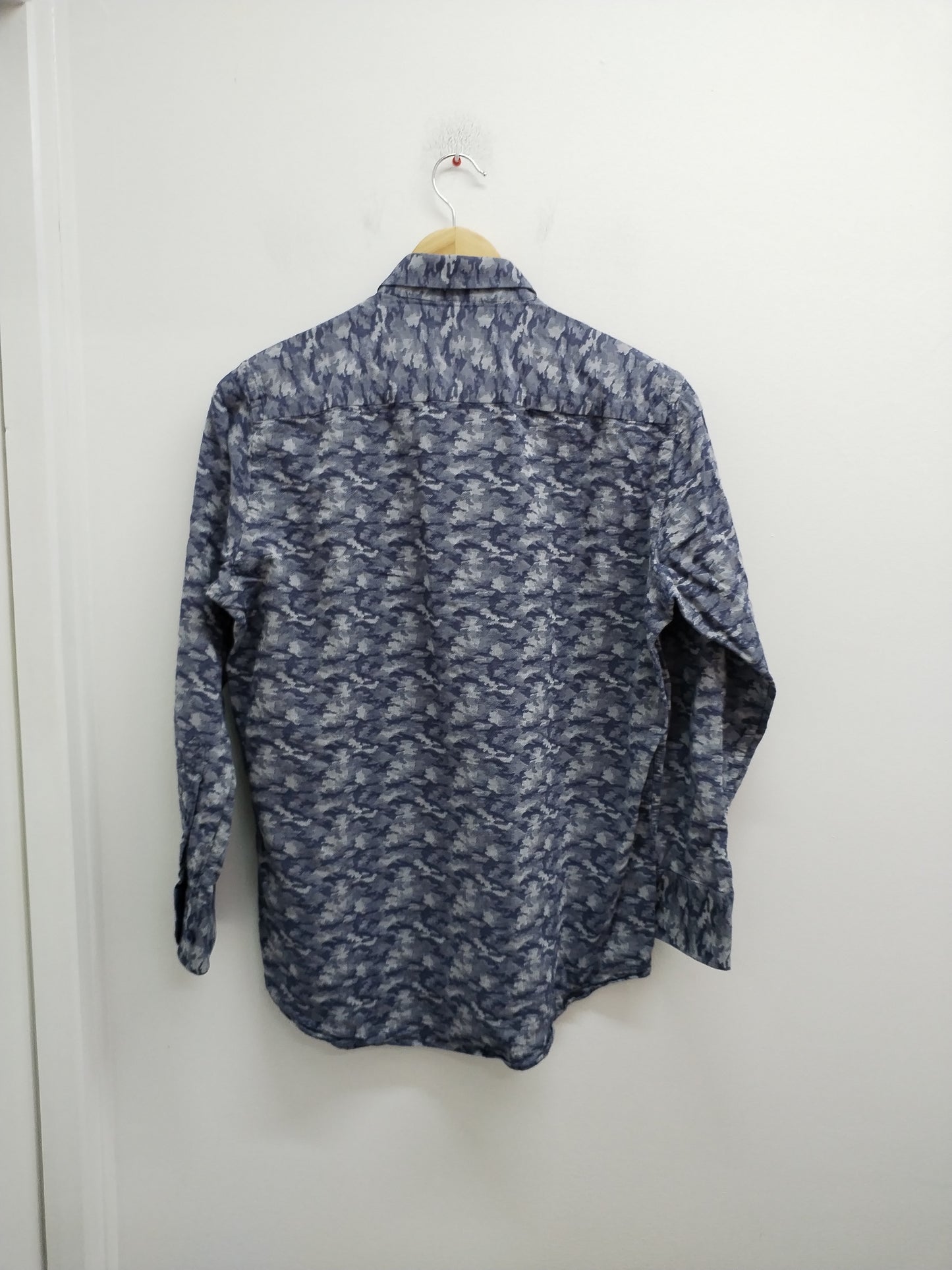 Chemise Dario Beltran bleue à motifs Taille M