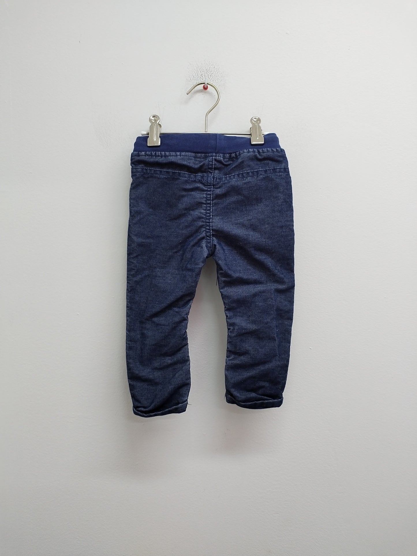 Pantalon Gémo Baby bleu rayé Taille 18 Mois